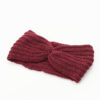headband hiver rouge bordeaux