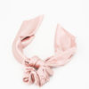Chouchou foulard satin rose