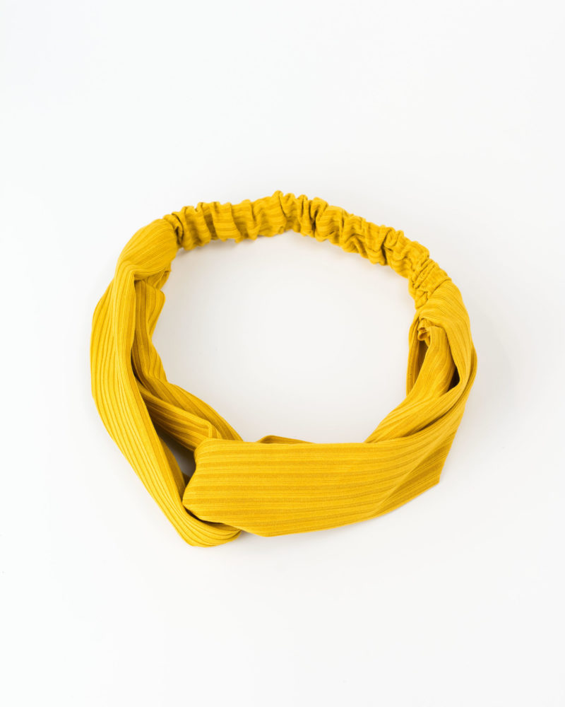 Headband femme jaune