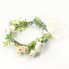Couronnes de fleurs blanches mariage