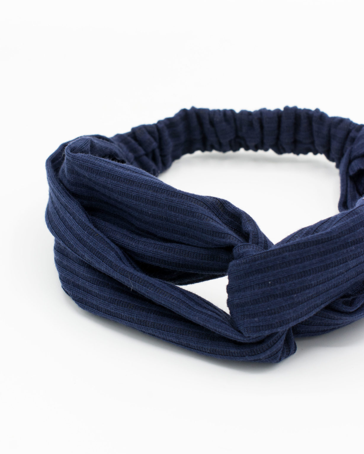 Headband bleu marine uni