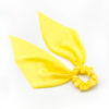 chouchou foulard jaune satin