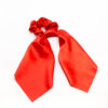 chouchou foulard rouge en satin