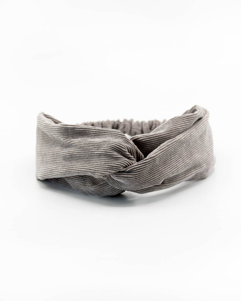 Headband gris unis pour femme